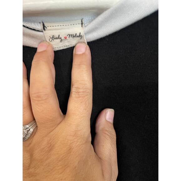 Lovely Melody Viral Lounge Set XL Black and white - Picture 2 of 8